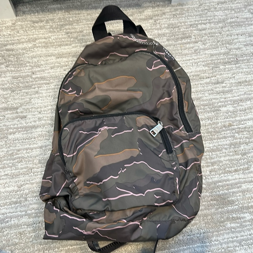Foldable coach backpack